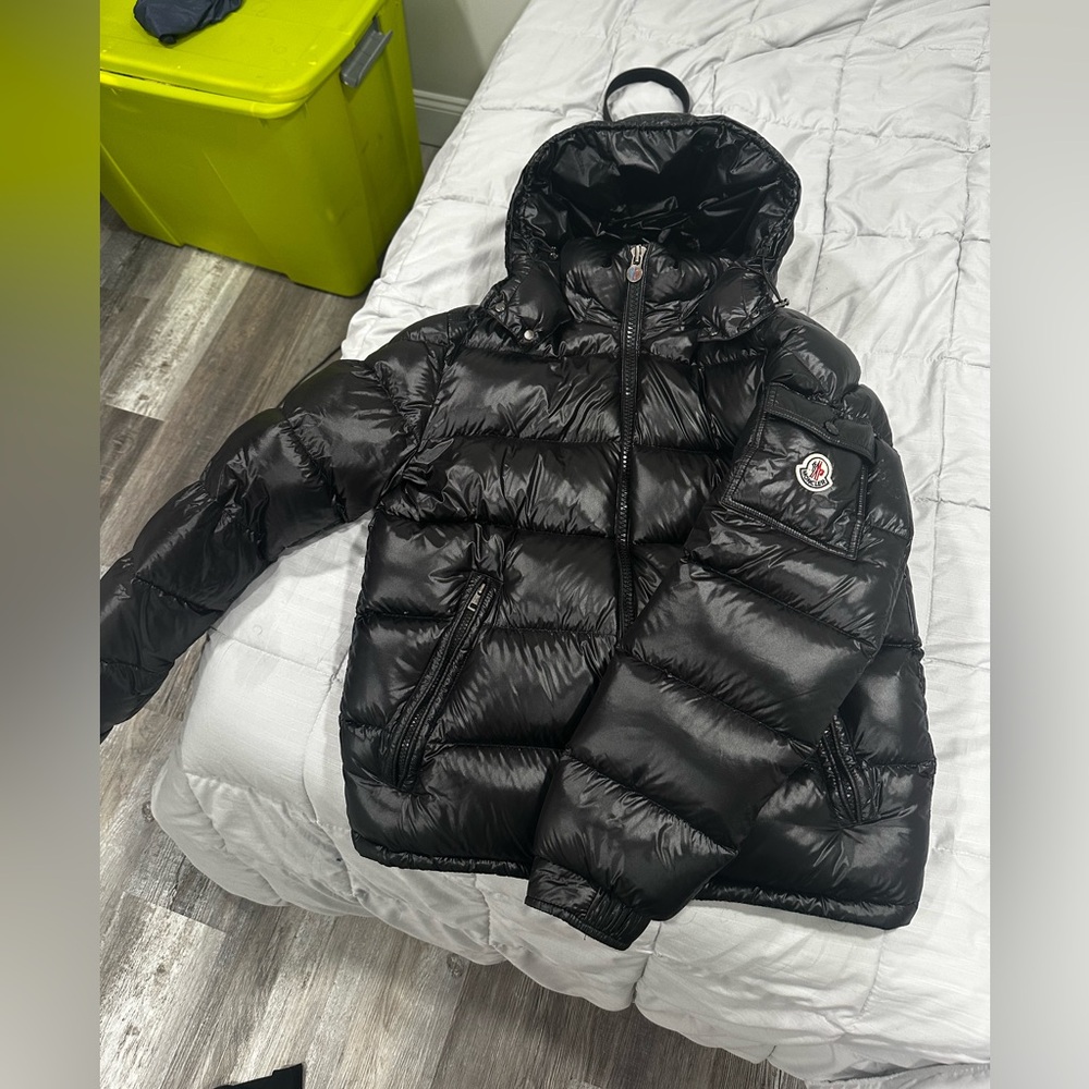 Black Moncler Maya Puffer
